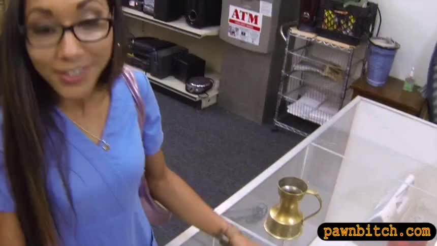 Nurse glasses spyfam brunette