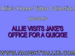 Naughty Allie - Allie Visits Jakes Office For A Quickie