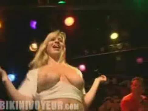 Massive Spring Break Melons And Bent Over Crotch