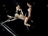Girl Tied Legs And Arms Mouthgag Tits Tortured Licking Mistress Pussy Pussy Fucked By Master In The Dungeon