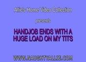 Naughty Allie Handjob Ends With Huge Load On My Tits - Thumbnail 2