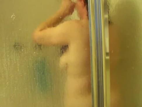 My mom in shower masturbating good