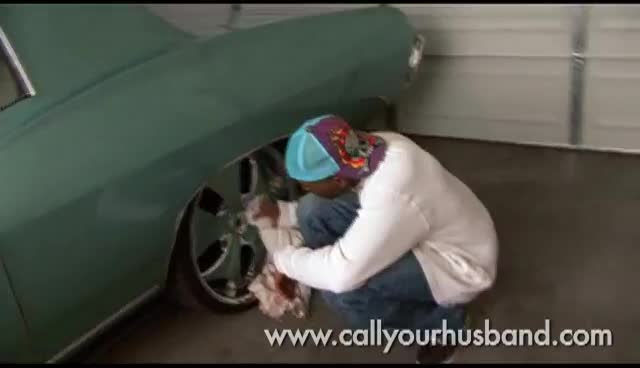 Busty MILF Casey Cans Sucks Huge Black Cock