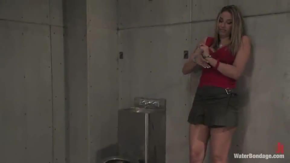 Delilah Strong Gets Tied And Toyed Behind Bars Before Water Torture