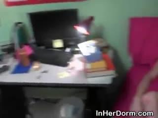 Horny Blonde Fucked At Dorm Party