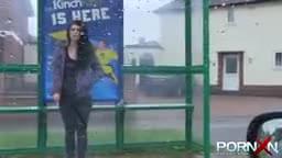 Picking Up Lucia Love For Public Pissing