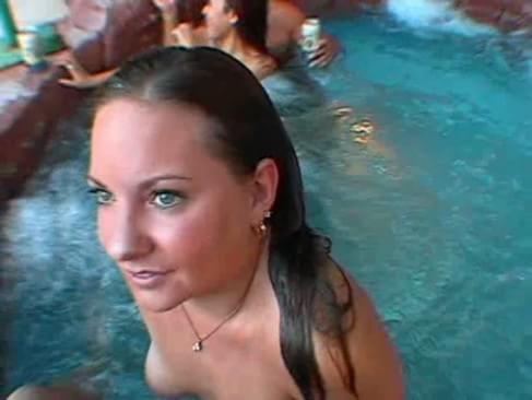 Princess & Uncle Jesse Poolside Blowjob