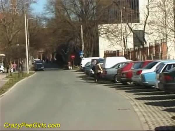 Public Pissing In A Parking Lot