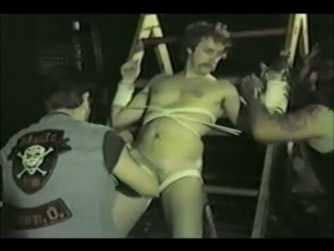 Retro Gay Biker Domination