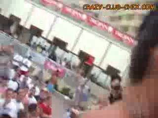 Topless Spring Break Dancing