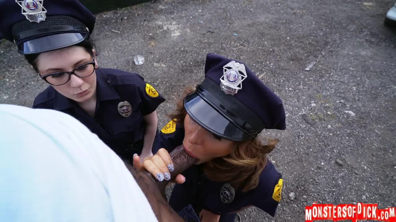 Female Cop Blowjob